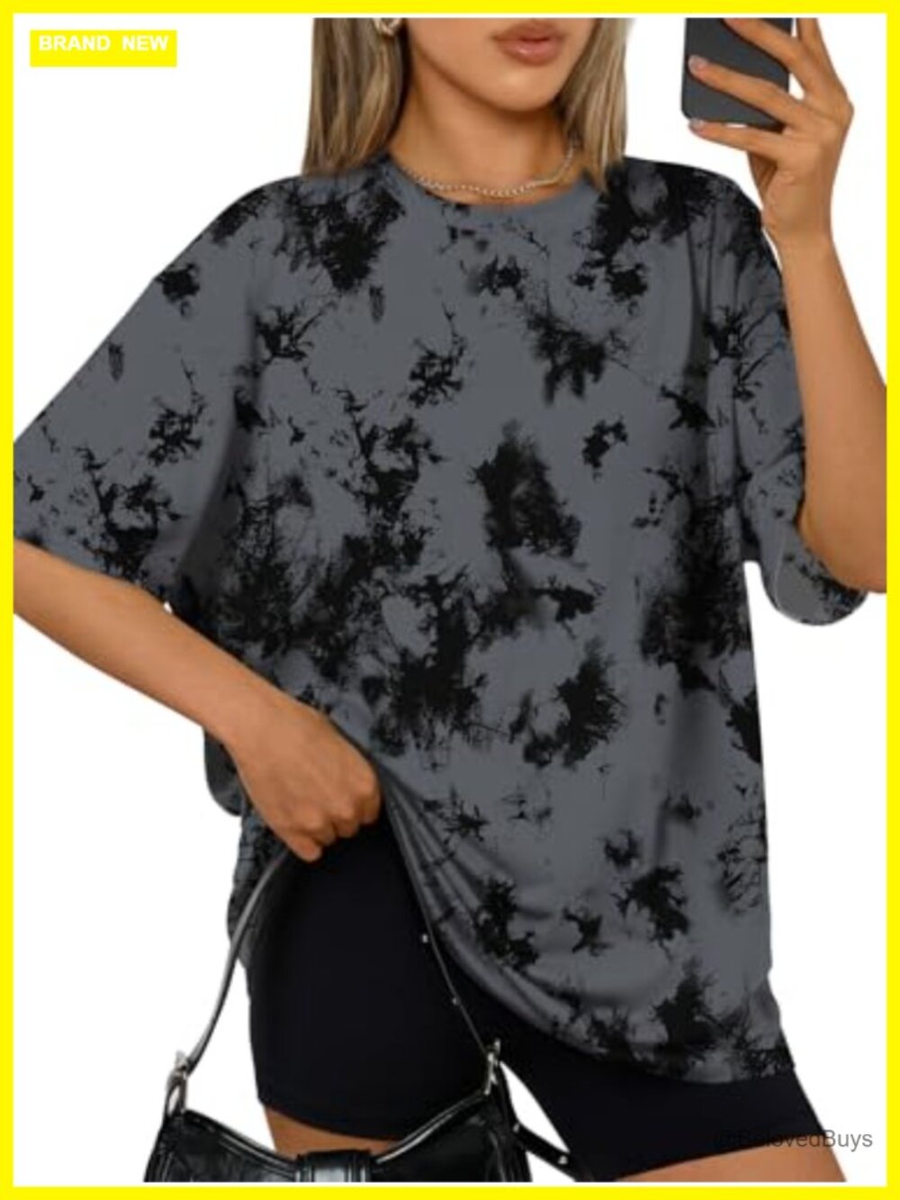 Oversized Drop Shoulder Crew Neck T-Shirt Athletic Yoga Summer Tee